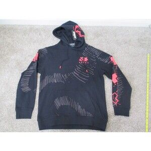 The Boys Akumu Hoodie Mens L Black Fleece Sweatshirt Anime Graphic